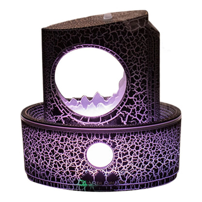 Quiet Operation Water Drop Humidifier Aromatherapy Benefits Comfortable Relaxation 7 Color Night Light Humidifier
