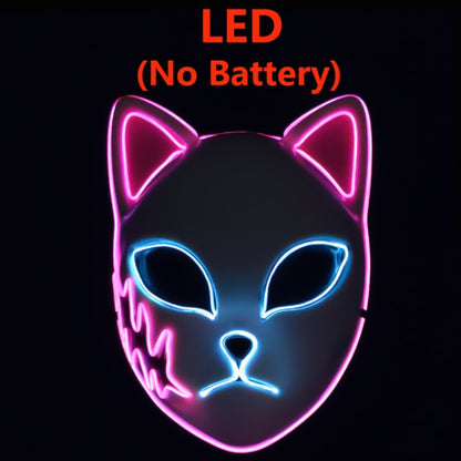 DEMON SLAYER LED FOX MASK