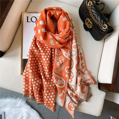 Horse Printed Pashmina Blanket Cape