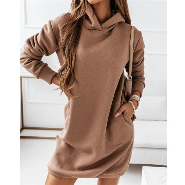 Hooded  Long Sleeve Tunic