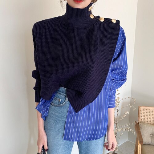 Women Sweater OL Turtleneck